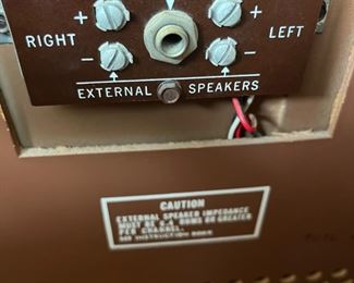 #2		"Vintage Mid Century Zenith Stereophonic HIgh fidelity Phonograph with AM/FM stereo FM Tuner. With Louvre doors. 54""x17""x24"""	($ 1,200.00)