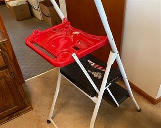 #22		Folding Stapleton Platform 2 step ladder.	($ 25.00)