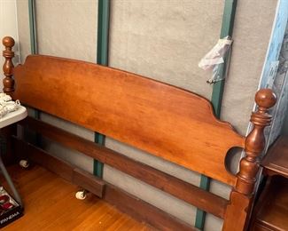 #80		Maple King Size Bed Frame (headboard and frame only)	($ 75.00)																							