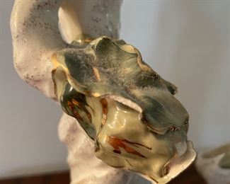 #54		Vintage Heidi Schoop Hollywood CA Pair of Asian Girl Planters/Vase	($ 60.00)	