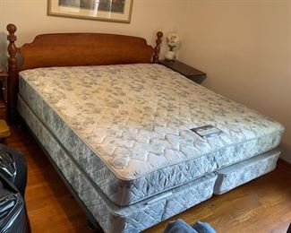 #80		Maple King Size Bed Frame (headboard and frame only)	($ 75.00)																							