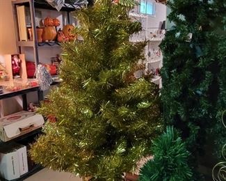 Gold Christmas tree