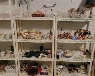 Cup and saucer collection, Hummels, Royal Doulton and Florence Ceramics