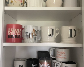 Various coffee mugs