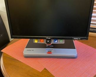 Excellent condition reading machine for visually impaired.