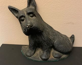 1940's Scottie Dog Door Stop