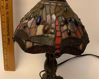 14" Tiffany lamp.