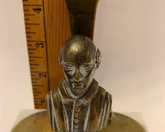 1616 Obit - William Shakespeare Brass on Marble letter holder.  