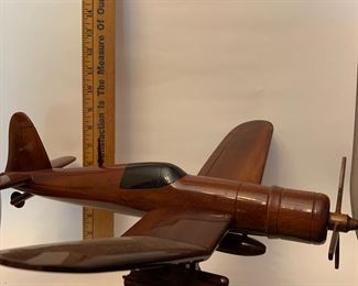 Mahogany Corse air Vietnam bomber single prop.  8" x 16"