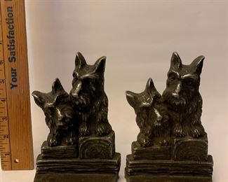 Scottie Dog Book Ends.  