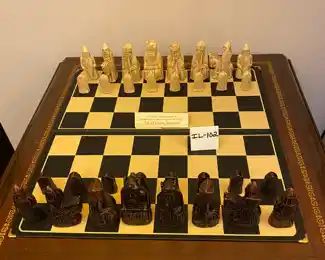 Isle of Lewis replica of the oldest Chess set on planet.  British Museum of Antiquities 