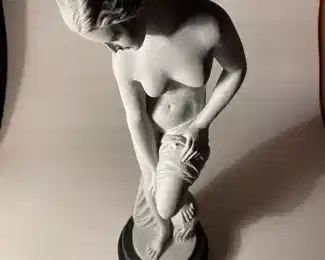 Venus at the Bath.  Mint condition 16" on Black base.