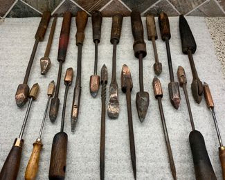 Antique Copper Soldering Irons
