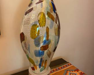 Large Murano Teardrop Art Glass Sculpture.  Attributed to Livio Seguso.  24"H.  Weighs 24 pounds.  