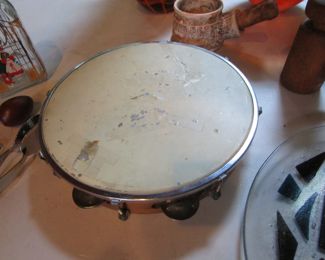 Vintage tambourine