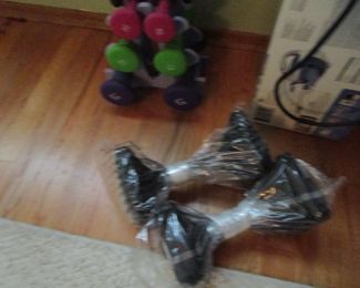 New wrapped Peloton weights