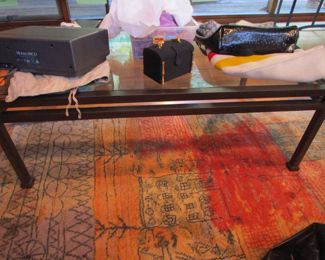 Kolkka custom glass table