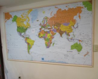 Large vintage map