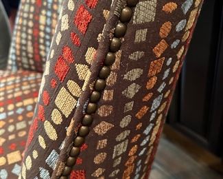 upholstered swivel barstools- counter height