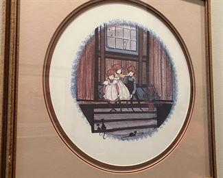 P. Buckley Moss signed framed prints