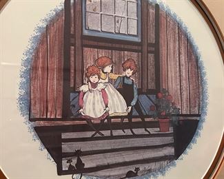 P. Buckley Moss signed framed prints