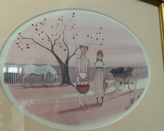 P. Buckley Moss signed framed prints