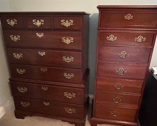 6 piece bedroom set by Pennsylvania House (tall bachelor’s chest and 6 drawer chest)