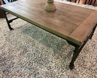 industrial style coffee table