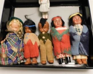 Small Vintage Indian Dolls