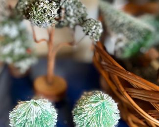 Mini Christmas trees and bushes 