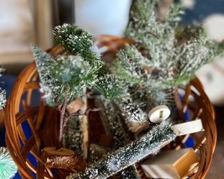 Mini Christmas trees and bushes 