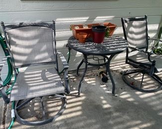 Three piece patio set