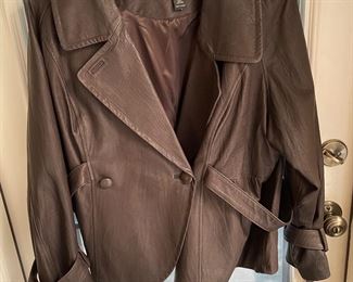 Sassy ladies leather jacket 