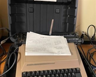 Vintage Electronic Typewriter