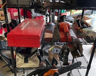 Lots of Electric Hand Tools