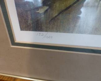 Norman Rockwell signed print