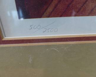 Norman Rockwell signed print