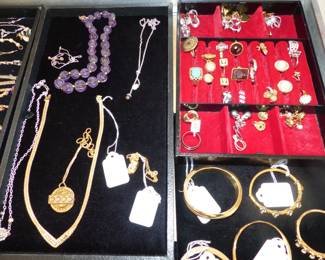 Fine jewelry including 14K, 18K, sterling silver, designed pieces including David Yurman & Tiffany, assorted watches and more 