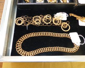 Fine jewelry including 14K, 18K, sterling silver, designed pieces including David Yurman & Tiffany, assorted watches and more 