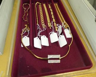 Fine jewelry including 14K, 18K, sterling silver, designed pieces including David Yurman & Tiffany, assorted watches and more 