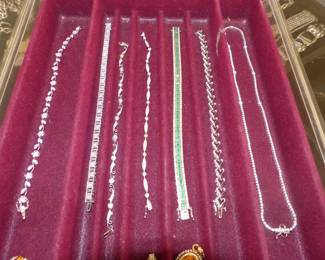 Fine jewelry including 14K, 18K, sterling silver, designed pieces including David Yurman & Tiffany, assorted watches and more 