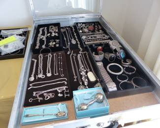 Fine jewelry including 14K, 18K, sterling silver, designed pieces including David Yurman & Tiffany, assorted watches and more 