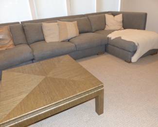 Lillian August custom large sectional sofa (can be rearranged, reconfigured and made smaller)