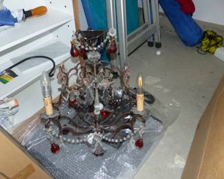 Matching chandelier (taken down)