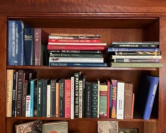 Nice coffee table books, art books, travel books, etc