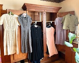 Vintage dresses from 40’s and 50’s