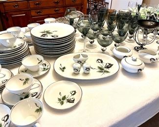 Stonegate Bavarian china “Midnight Rose”