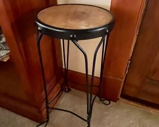Antique ice cream stool