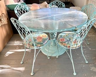 Patio table and chairs