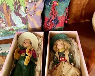 Virga dolls - cowboy and cowgirl.
